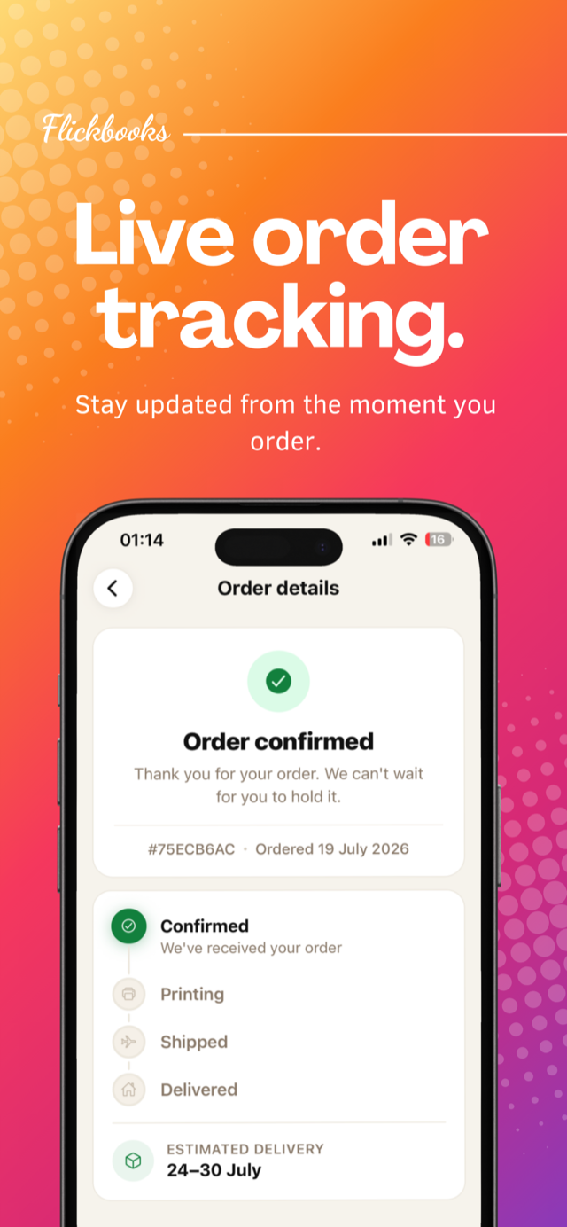 Live order tracking